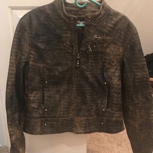 Genuine Harley Davidson leather jacket-womens